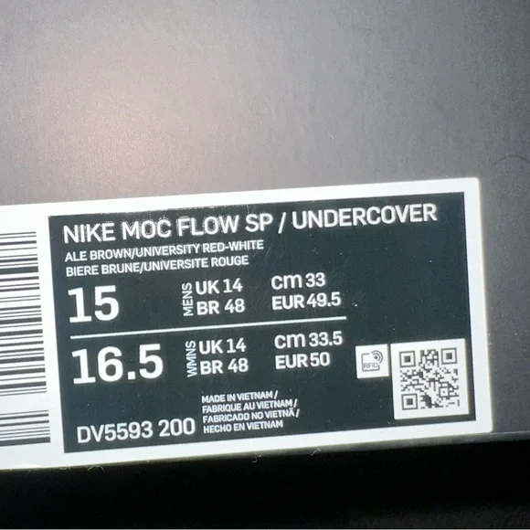 Mens nike moc flow x undercover ale size 15 - Picture 7 of 9